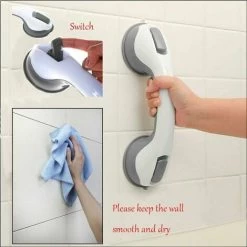 2 PCS Poignée Baignoire De Sécurité/Poignée/ventouse De Douche Pour Salle De Bain + WC (Gris) 9 2 PCS Poignée Baignoire De Sécurité/Poignée/ventouse De Douche Pour Salle De Bain + WC (Gris) -Portes Et Fenêtres Magasin 96006334 5