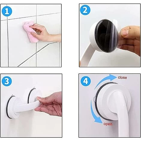 2 Poignées à Ventouses Super Résistantes, Portables, Pour Portes Et Fenêtres En Verre 2 2 Poignées à Ventouses Super Résistantes, Portables, Pour Portes Et Fenêtres En Verre – Image 2