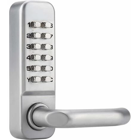 Serrure à Code Mécanique étanche, Combinaison De Code à 1 à 11 Chiffres Mot De Passe De Sécurité Serrure Codée Serrure De Porte à Combinaison Mécanique Sans Clé Pour Porte De Bureau En Bois H49 1 Serrure à Code Mécanique étanche, Combinaison De Code à 1 à 11 Chiffres Mot De Passe De Sécurité Serrure Codée Serrure De Porte à Combinaison Mécanique Sans Clé Pour Porte De Bureau En Bois H49