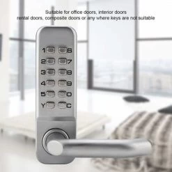 Serrure à Code Mécanique étanche, Combinaison De Code à 1 à 11 Chiffres Mot De Passe De Sécurité Serrure Codée Serrure De Porte à Combinaison Mécanique Sans Clé Pour Porte De Bureau En Bois H49 7 Serrure à Code Mécanique étanche, Combinaison De Code à 1 à 11 Chiffres Mot De Passe De Sécurité Serrure Codée Serrure De Porte à Combinaison Mécanique Sans Clé Pour Porte De Bureau En Bois H49 -Portes Et Fenêtres Magasin 97366764 3