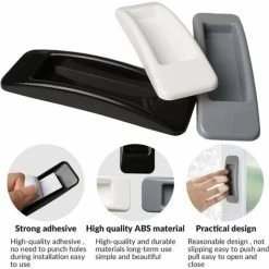 Poignée Autocollante Pour Porte Coulissante Poignée Auxiliaire De Cuisine（6Pcs，trois Couleurs） -Portes Et Fenêtres Magasin 97447351 3