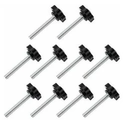 10-Pack M6x30mm Vis De Pouce, étoile En Plastique Moletées Bouton De Serrage à Vis Thumbscrew STOL