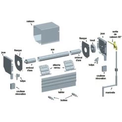 Sortie De Caisson Volet Roulant Embase étroite 6P7 à 90° 5 Sortie De Caisson Volet Roulant Embase étroite 6P7 à 90° -Portes Et Fenêtres Magasin 98886682 3