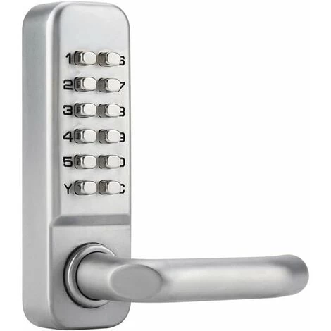 Serrure à Code Mécanique étanche, Combinaison De Code à 1 à 11 Chiffres Mot De Passe De Sécurité Serrure Codée Serrure De Porte à Combinaison Mécanique Sans Clé Pour Porte De Bureau En Bois 1 Serrure à Code Mécanique étanche, Combinaison De Code à 1 à 11 Chiffres Mot De Passe De Sécurité Serrure Codée Serrure De Porte à Combinaison Mécanique Sans Clé Pour Porte De Bureau En Bois